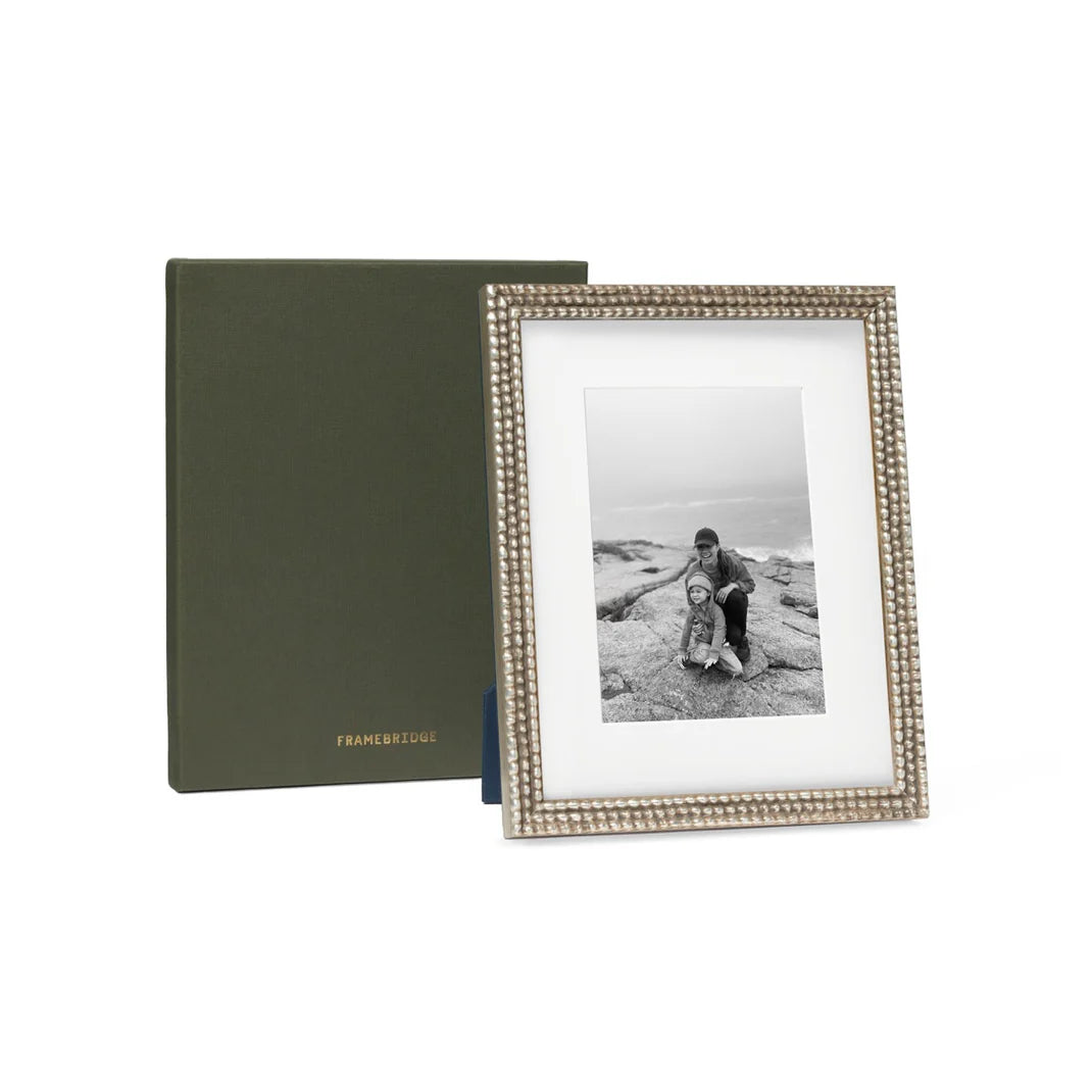 Beaded Frame Silver: 8x10